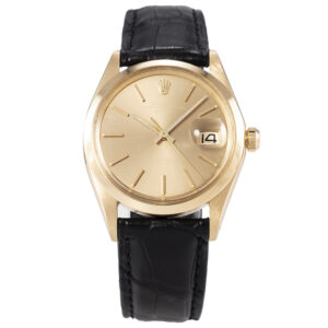 Rolex Oyster Perpetual Date 34 Gelbgold Ref 1500