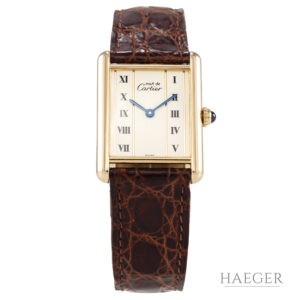 Cartier Tank Vermeil Ref 590005 inkl Papieren 1996