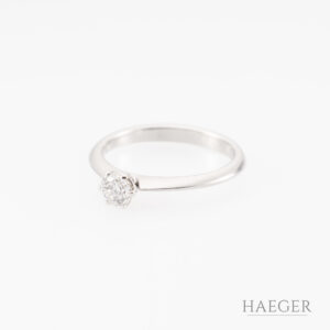 Soltär Ring Weissgold 14 Karat