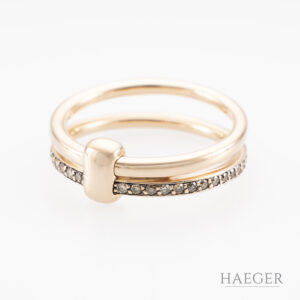 Pomellato Together Ring Gelbgold mit Diamanten 18 Karat