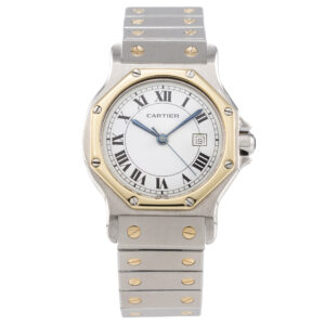 Cartier Santos Octagon Ref 2966 inkl Box