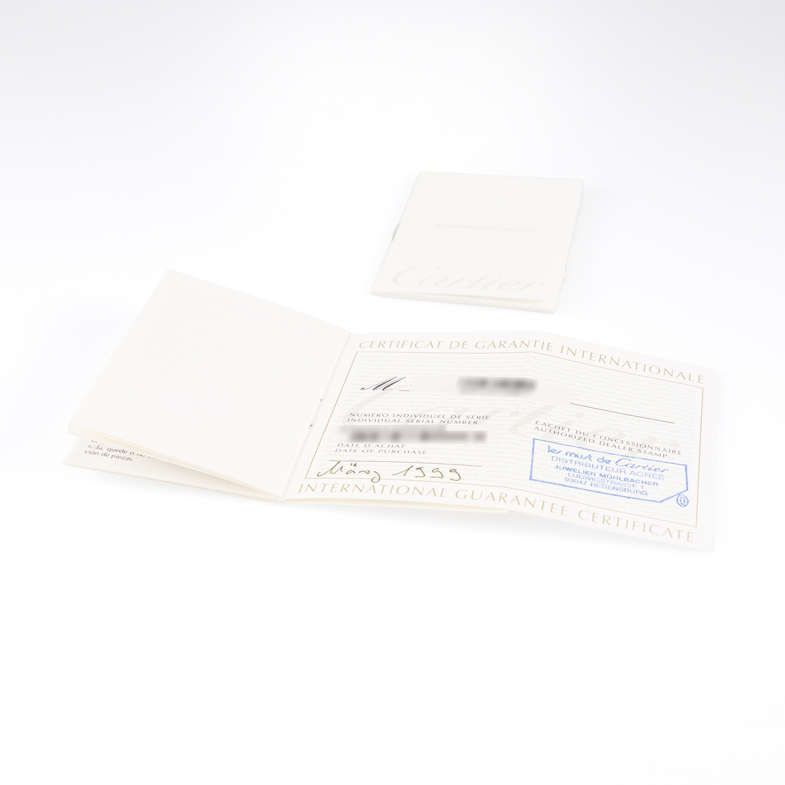 Cartier Pasha Ref 2324 Full Set 1999 Service April 2026
