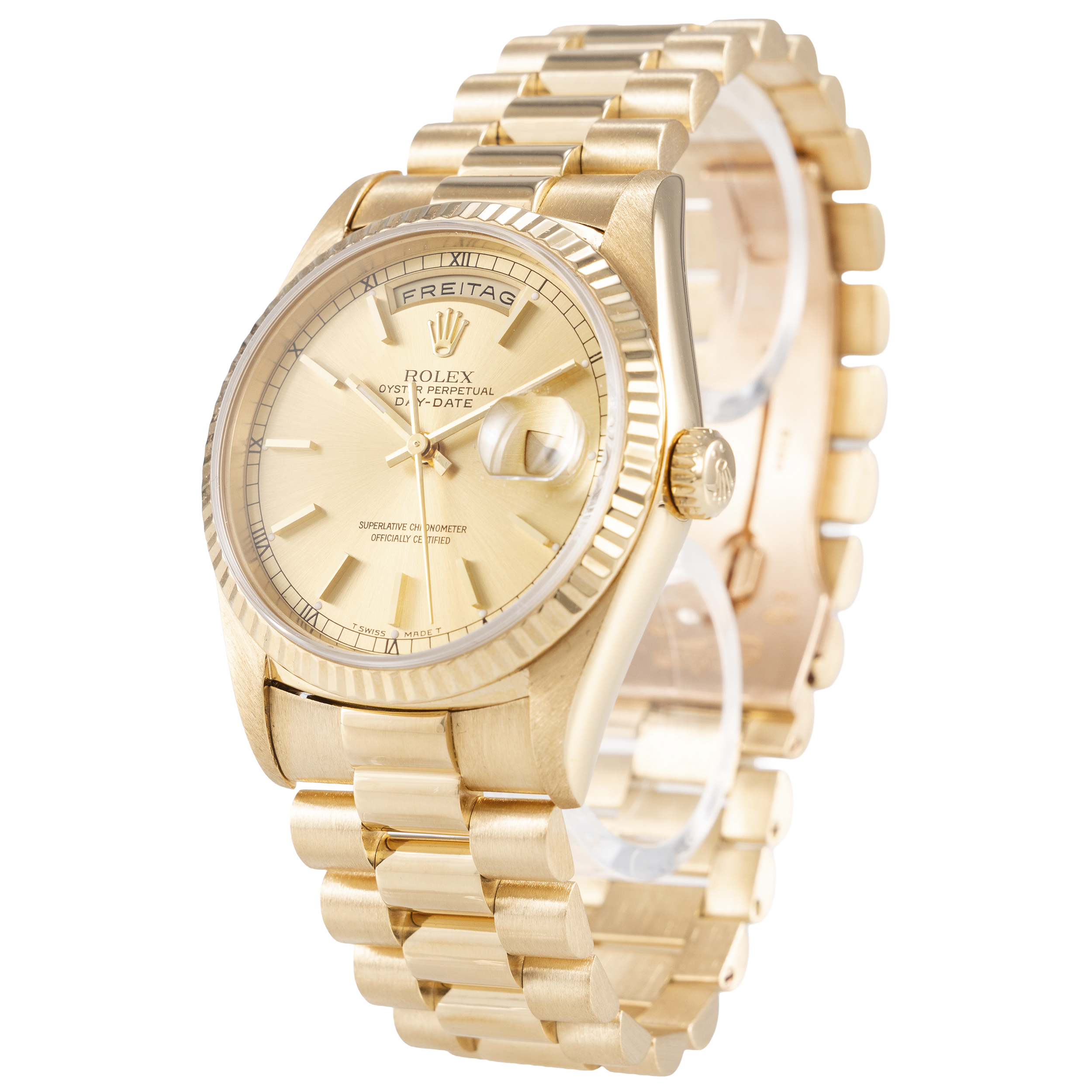 Rolex Day-Date 36 Gelbgold Ref18238 Full Set 1999