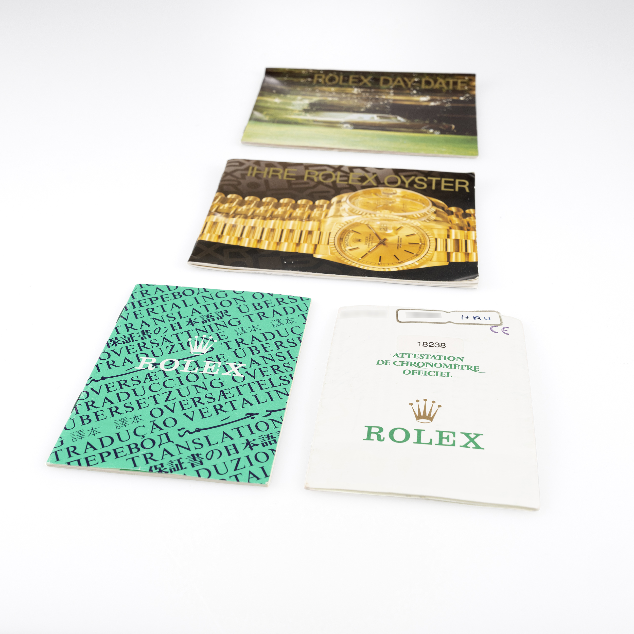 Rolex Day-Date 36 Gelbgold Ref18238 Full Set 1999