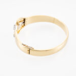 Armreif mit Diamanten 17,5cm Gelbgold Weißgold inkl Zertifikat Vorschau