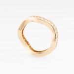 Cartier Wave Memoire-Ring mit ca 1ct Diamanten Gr55 Gelbgold Vorschau