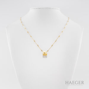 Lapponia La Scala Collier 43cm 750 Gelbgold Weißgold