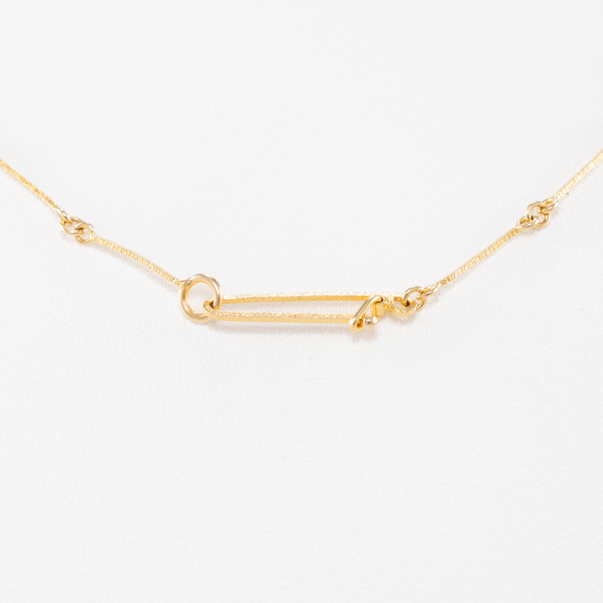 Lapponia La Scala Collier 43cm 750 Gelbgold Weißgold