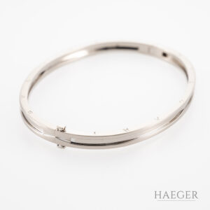 Bulgari B.zero1 1-Band Armreif 18cm Weißgold Full Set 2019