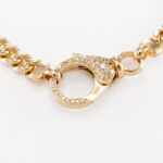Wempe Panzercollier mit 1,08 ct Diamanten 42cm 750 Gelbgold inkl Zertifikat 1988 Vorschau