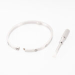 Cartier Love Armreif kleines Modell 16cm Weißgold Full Set 2022 Vorschau