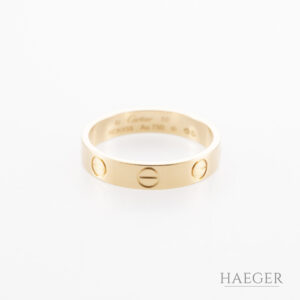 Cartier Love Ring kleines Modell Gr50 Gelbgold Full Set 2022