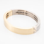 Leo Wittwer Armreif mit 6,29 ct Diamanten 17cm Gelbgold Weißgold Full Set 2017 Vorschau