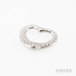 Tiffany Co Open Heart Anhänger mit Diamanten Platin inkl Etui Vorschau