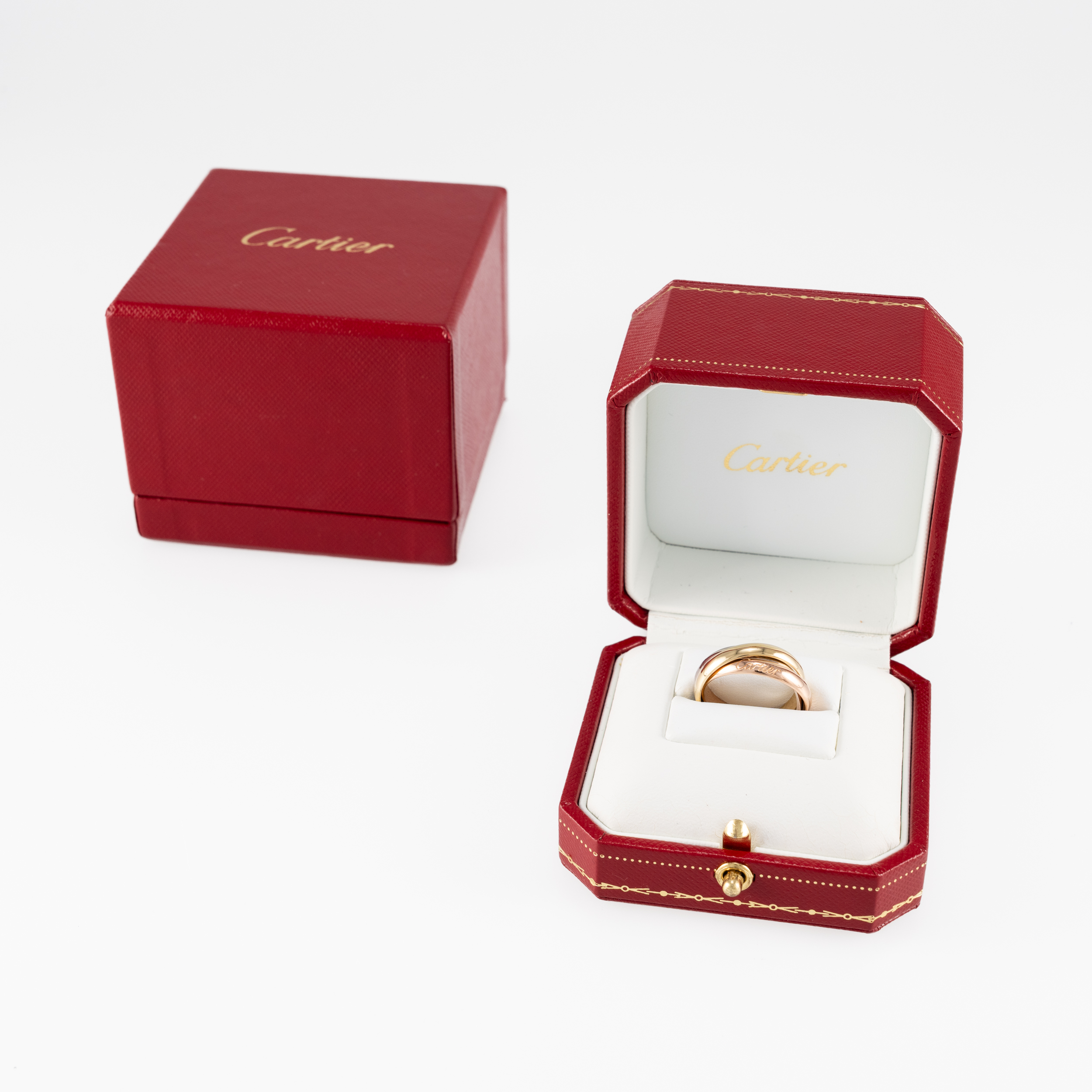 Cartier Trinity Ring klassisches Modell Gr54 Full Set 2012