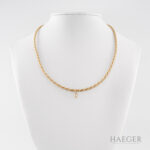 Wellendorff Silky Kordel-Collier 42cm Gelbgold Vorschau