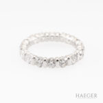 Memoire-Ring mit ca 3,00 ct Diamanten Gr56 Weißgold Vorschau