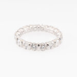 Memoire-Ring mit ca 3,00 ct Diamanten Gr56 Weißgold Vorschau