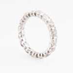 Memoire-Ring mit ca 3,00 ct Diamanten Gr56 Weißgold Vorschau