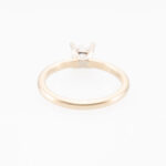 Solitaire-Ring mit 1,00 ct Princess-Diamant Gr54 Gelbgold Vorschau