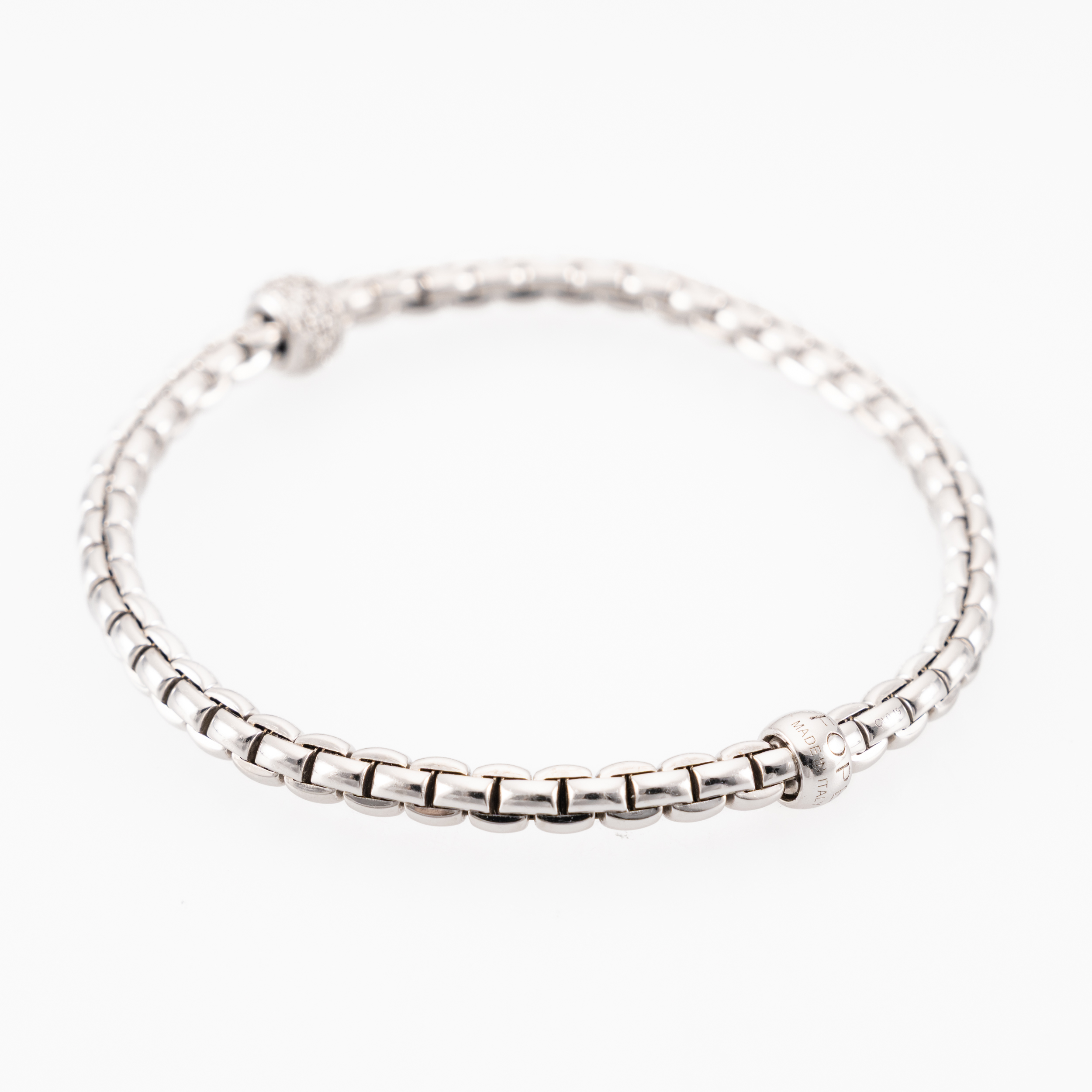 Fope Eka Flexit Armband 16cm Weißgold