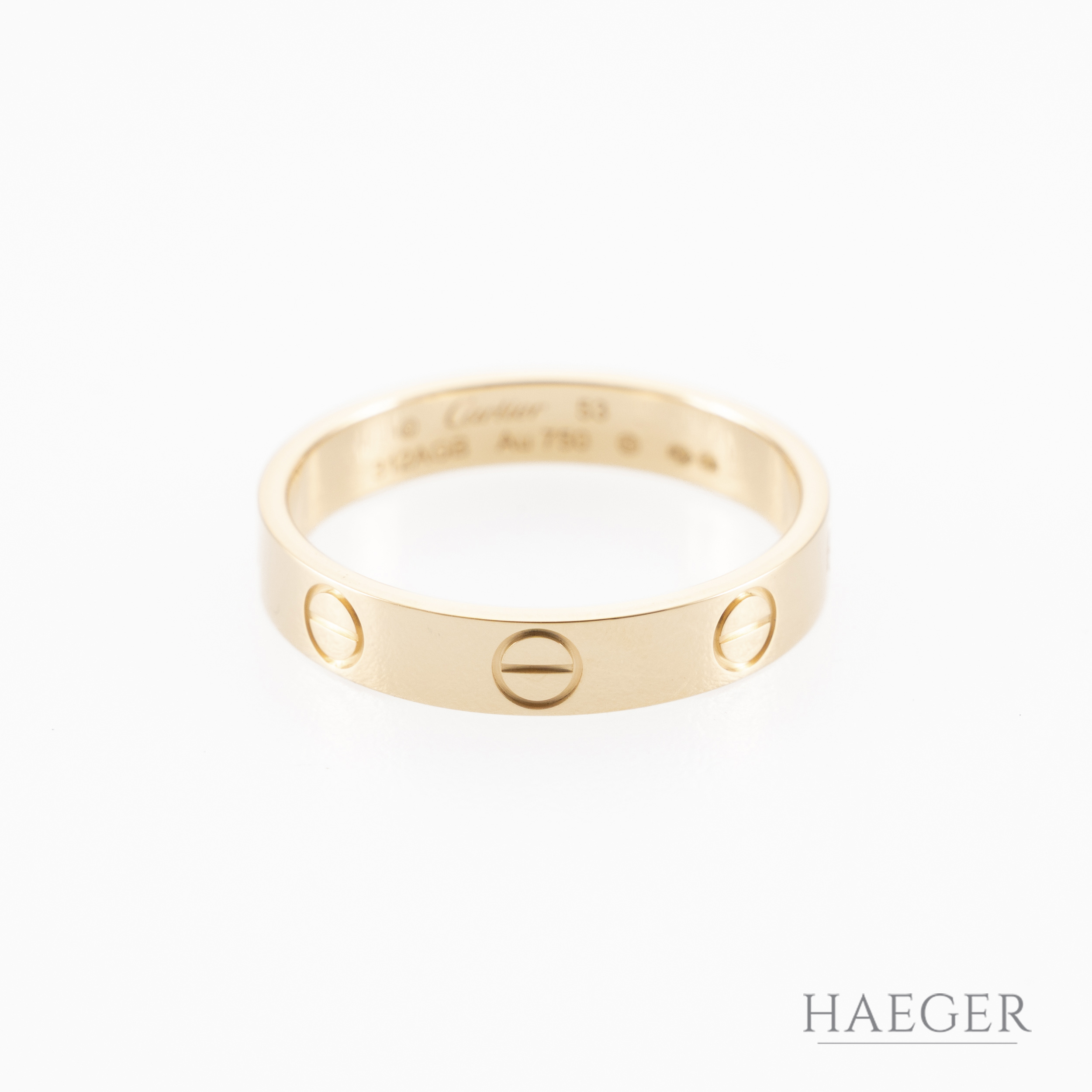 Cartier Love Ring kleines Modell Gr53 Gelbgold inkl Zertifikat 2024