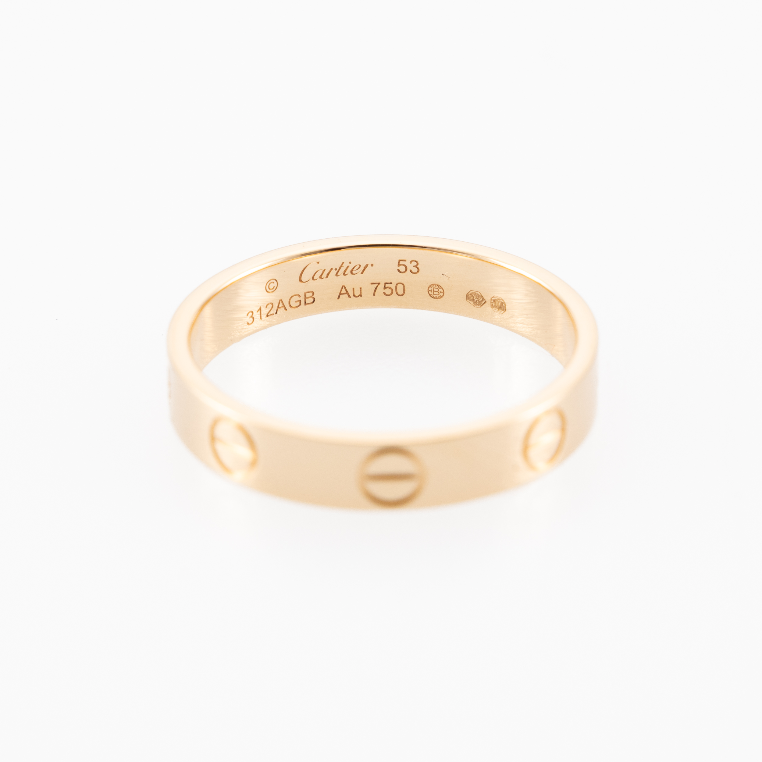 Cartier Love Ring kleines Modell Gr53 Gelbgold inkl Zertifikat 2024