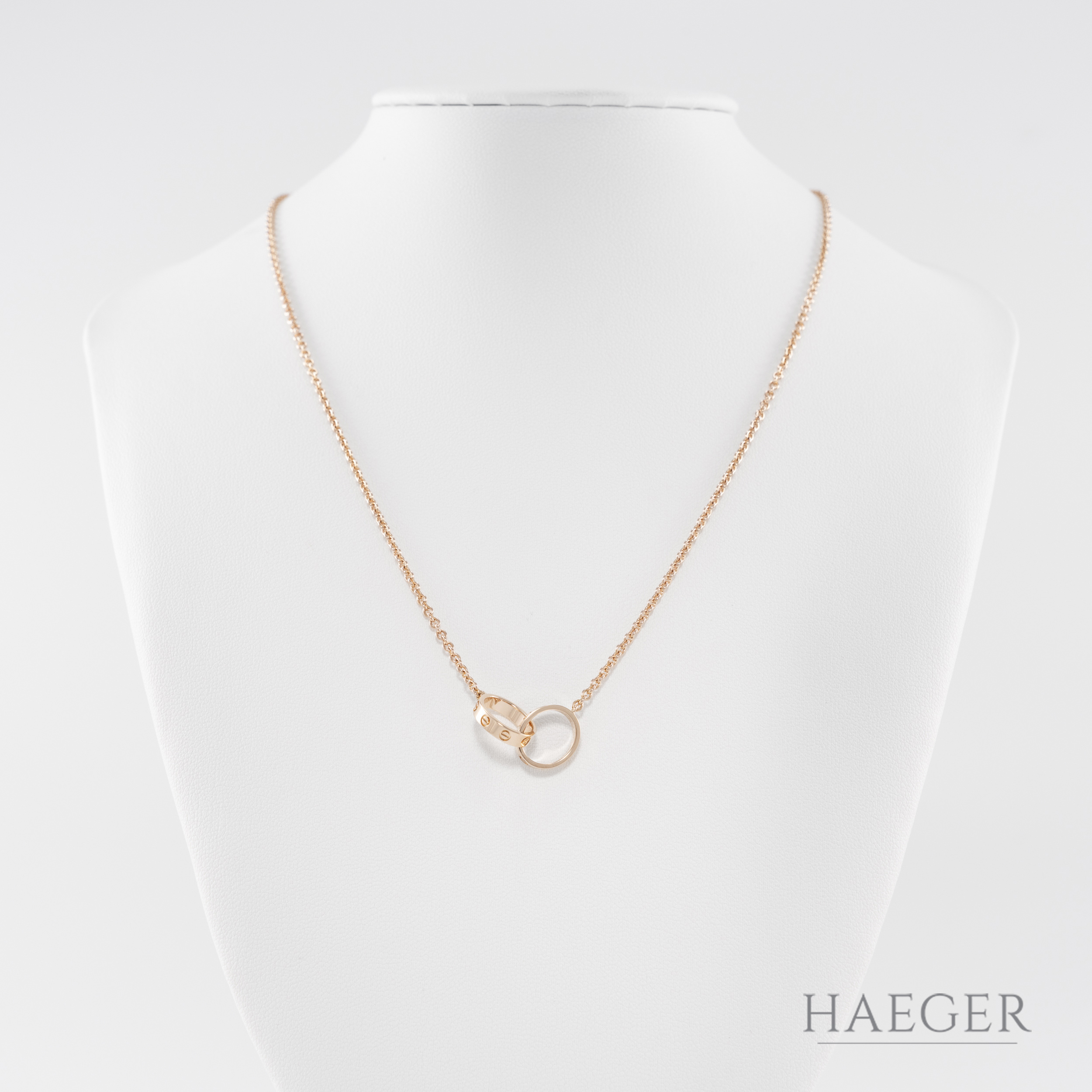 Cartier Love Collier 44cm Rosegold Full Set 2024