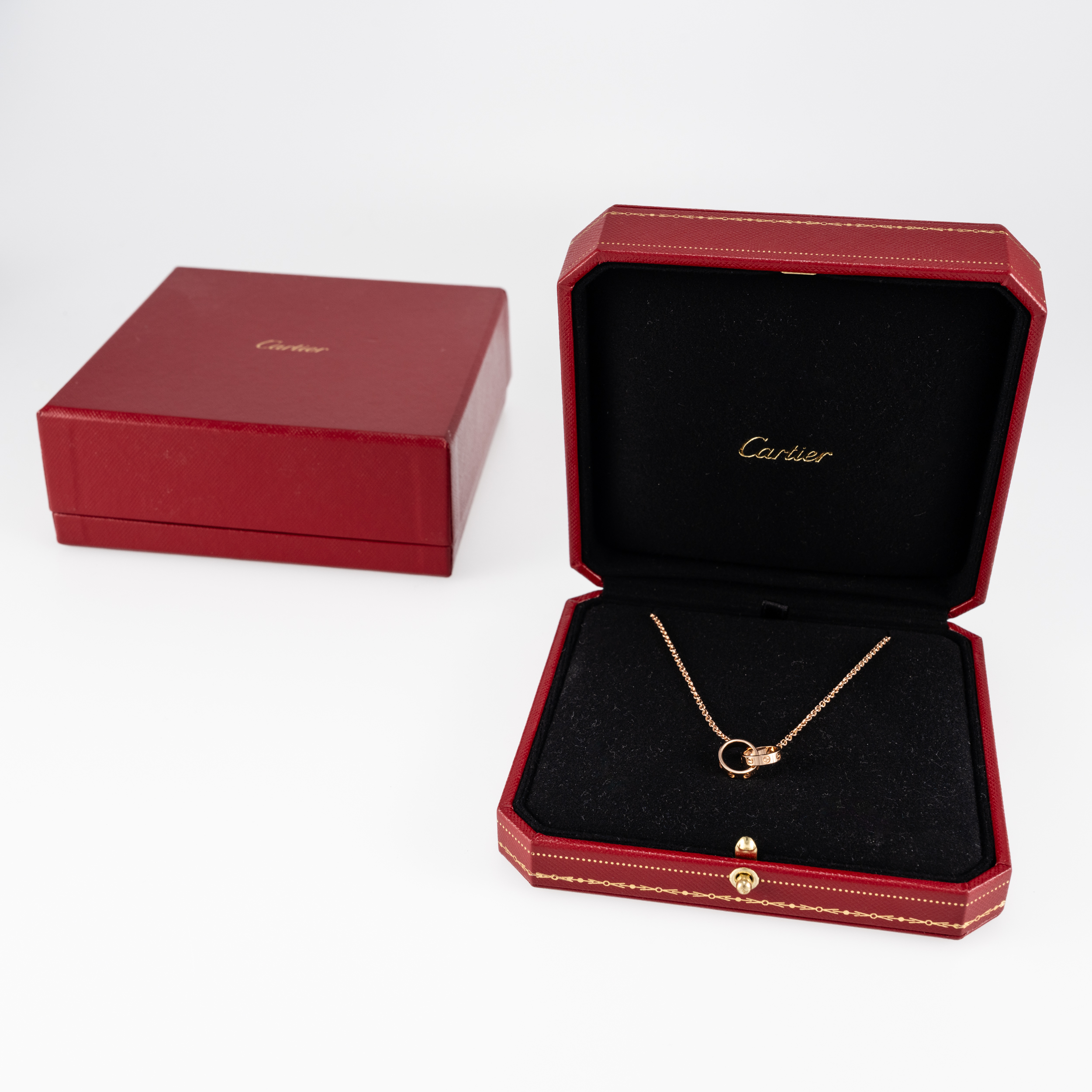 Cartier Love Collier 44cm Rosegold Full Set 2024