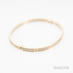 Cartier Love Armreif mit Diamanten 17cm Gelbgold Full Set 2021 Vorschau
