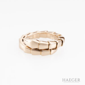 Bulgari Serpenti Viper Ring Gr48 Rosegold Full Set 2024