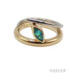 Ring mit Turmalin Gr51 Rosegold Weißgold Vorschau