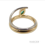 Ring mit Turmalin Gr51 Rosegold Weißgold Vorschau