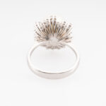 Ring mit Perle und Diamanten Gr55 Weißgold Vorschau