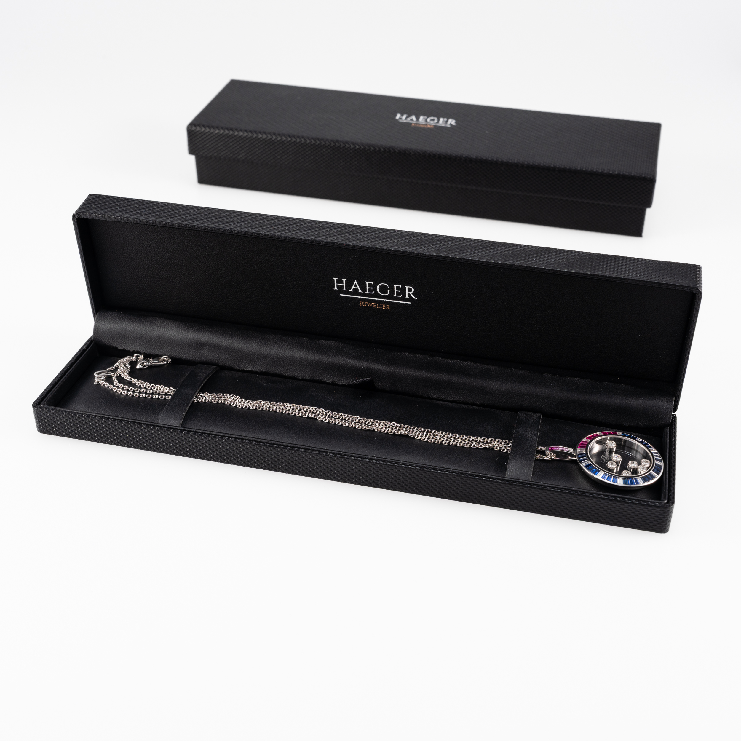 Chopard Happy Diamonds Icon Collier 42cm Weißgold