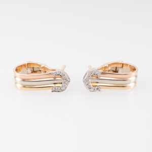 Cartier Double C Clip-Ohrstecker