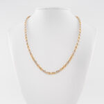 Cartier Halskette Farcat Marine 45cm Gelbgold Weißgold inkl Zertifikat 1986 Vorschau