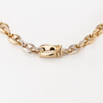 Cartier Halskette Farcat Marine 45cm Gelbgold Weißgold inkl Zertifikat 1986 Vorschau