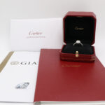Cartier Verlobungsring mit 1,56 ct Diamanten Gr56 Platin Full Set Vorschau