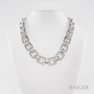 Chopard Les Chaines Collier 43cm Weißgold inkl Papieren 2007