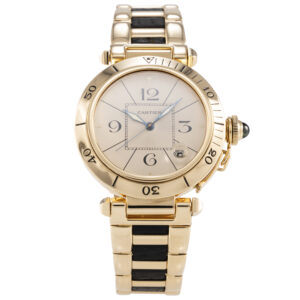 Cartier Pasha Gelbgold Ref 820903 inkl Papieren 1991