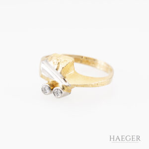 Lapponia Ring | Gr. 51 | 750/- Gelbgold & Weißgold