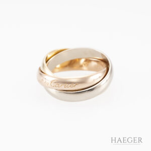 cartier trinity ring tricolor 18 karat