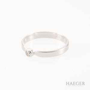 ring weissgold 18 karat mit diamant