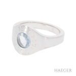 Pe Giers Pour Toi Pour Moi Ring mit Aquamarin Gr 64 750 Weißgold Vorschau