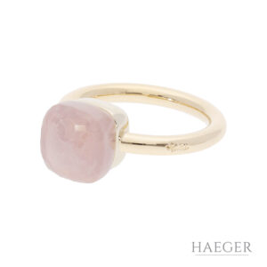 Pomellato Nudo Ring mit Rosenquarz Gr 54 Rosegold inkl Zertifikat