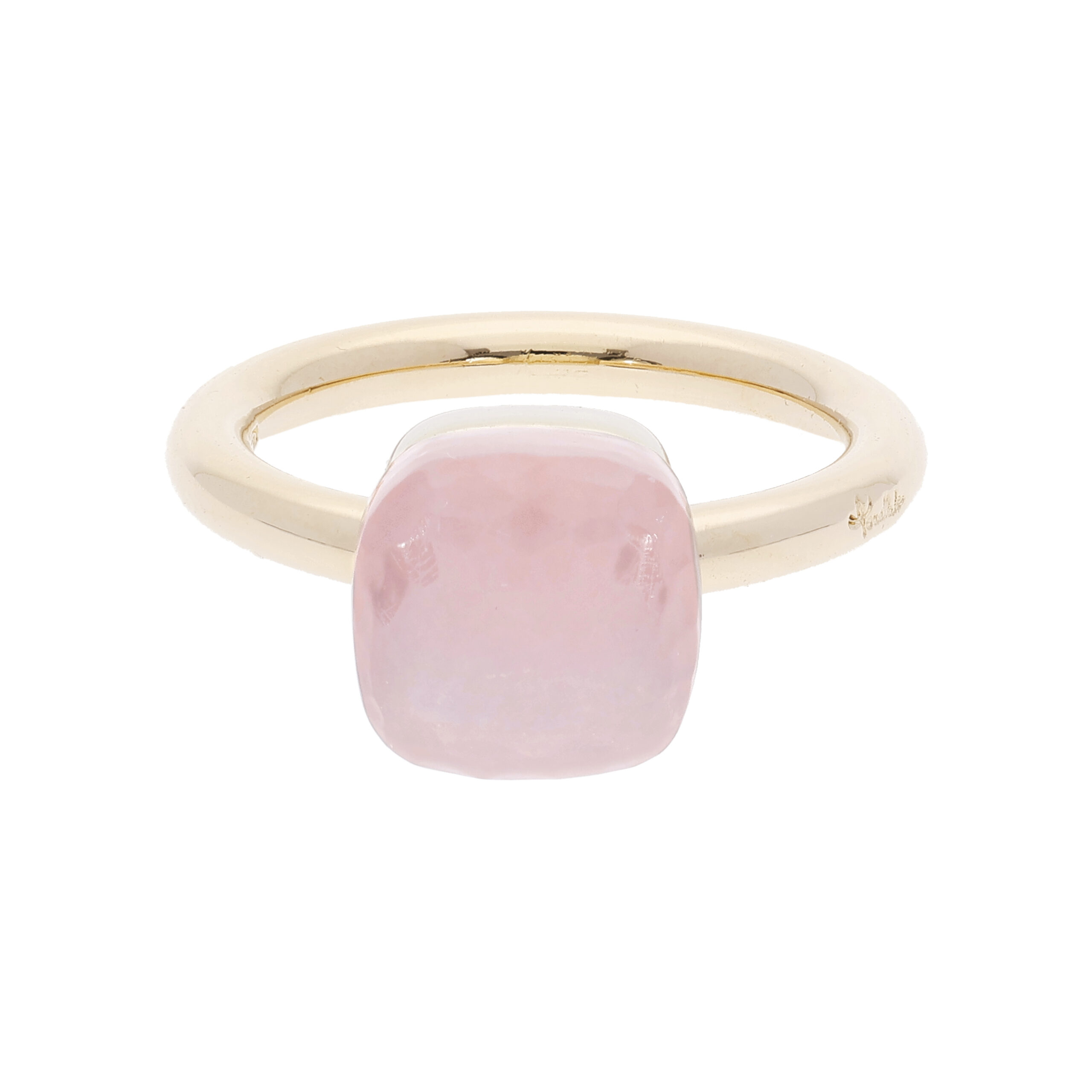 Pomellato Nudo Ring mit Rosenquarz Gr 54 Rosegold inkl Zertifikat