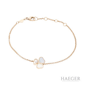 Chopard Happy Hearts Wings Armband 19,5 cm Rosegold inkl Zertifikat