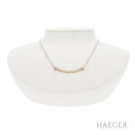 Tiffany co Tiffany T smile Anhaenger Small weissgold rosegold mit Diamanten inkl Etui Vorschau