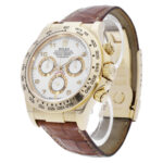 Rolex Daytona Cosmograph 40mm in Gelbgold Ref. 116518 Chronograph als Full Set mit braunem Lederband Vorschau